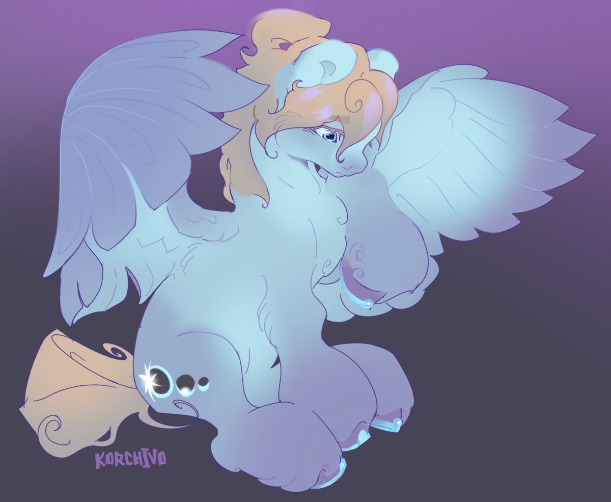 popstarmi's tweet photo. pssst look at my jimin pony instead of ai slop https://t.co/uM7VE4rMSk