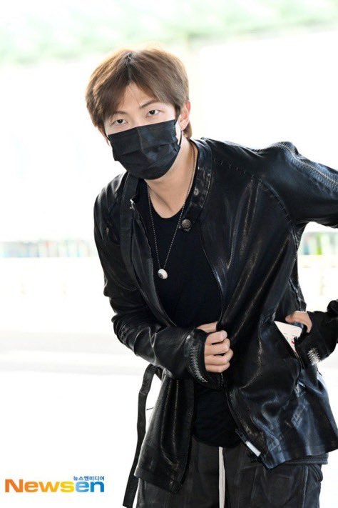 namseoktruther's tweet photo. the duality of wearing this cunty badass outfit with the cutesy hello kitty case 😭 joonie never change https://t.co/KYjxVGySai