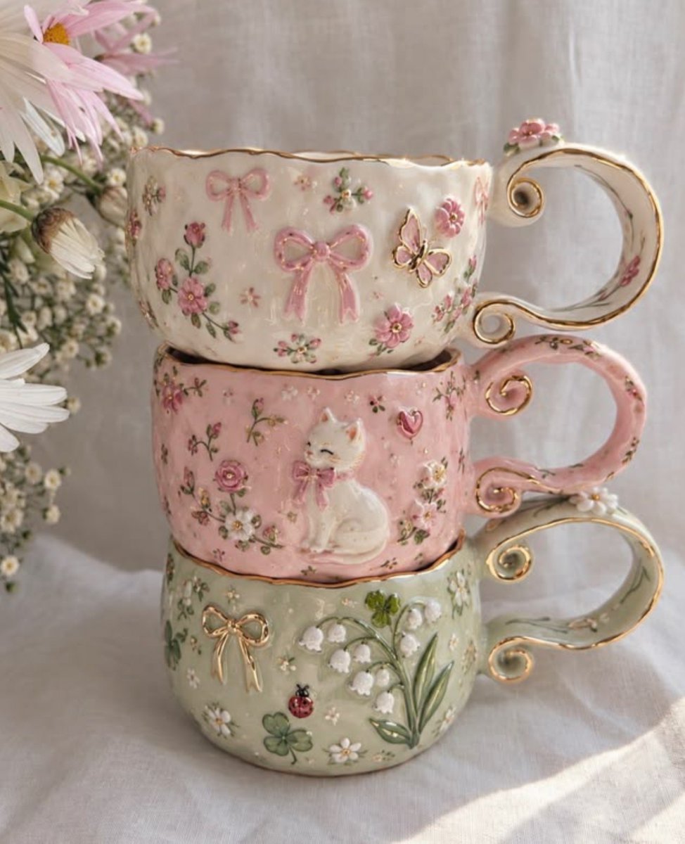 softlymagicall's tweet photo. Patterned princess cups https://t.co/mITAztG7Cr