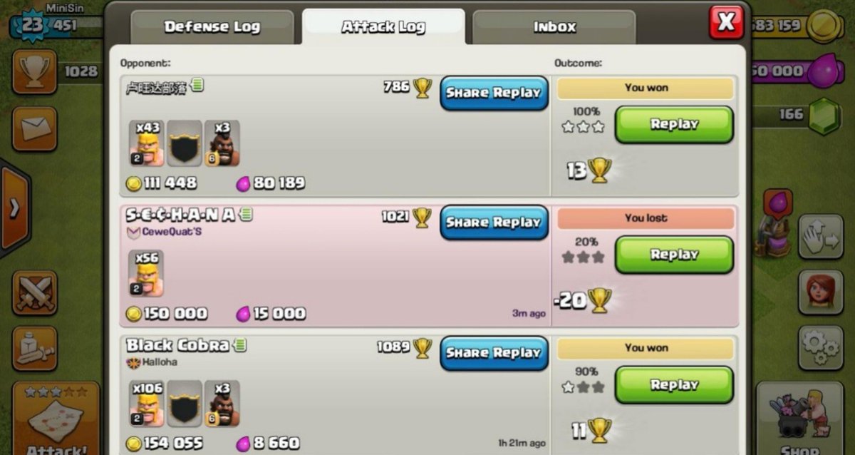 GamerDarkknight's tweet photo. 🧠CoC Fact #125

Did you know?

The cooldown for sharing an attack replay was reduced from 5 minutes to just 2 minutes! 🎥⚡

That means you can share your attack replays more than twice as often as before.

#coc #clashofclans #gaming #cocfacts https://t.co/zvI3kWjYuD