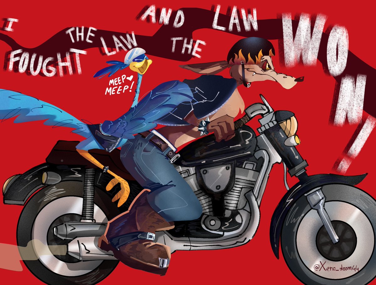 Milkshart_Axo's tweet photo. Go my little gay toons anarchists, go
And drive safe kids, don't roadrage (hahahaha everyone laugh please 🥀)

#coyotevsacme #roadrage #wilerunner #kevinavery 

Also do not mind me not having a consistent artstyle, I'm not a professional artist and I'm still figuring it out https://t.co/o1B4zYKWSA