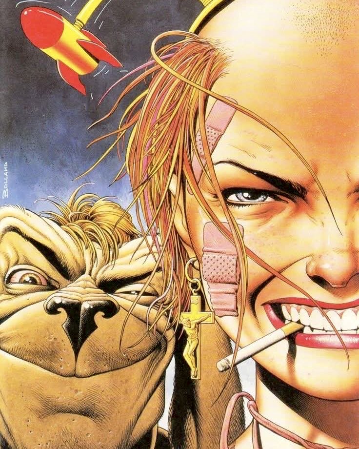 HeavyMetalInk's tweet photo. Art by British comic artist Brian Bolland ✍️🔥 @BollandBrian https://t.co/UW6oS6K0z9