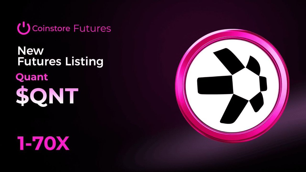 sahed2522's tweet photo. 🚨 Trade QNT Futures with up to 75x leverage.
#Coinstore #QNT https://t.co/6Zzb7sXbsu