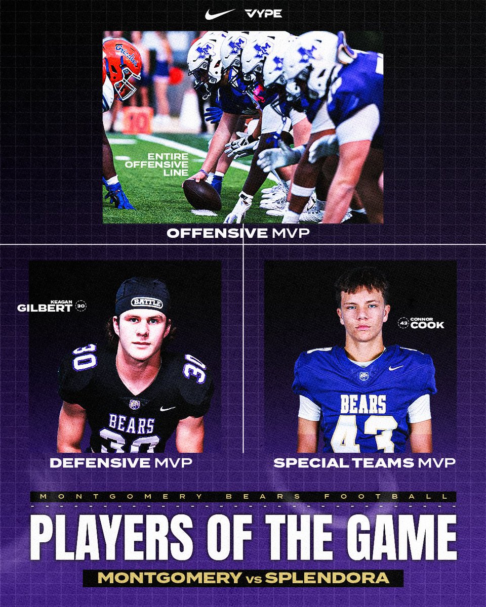 MHSBearFB's tweet photo. Week 5 Players of the Game! https://t.co/cpDDgov2Vu