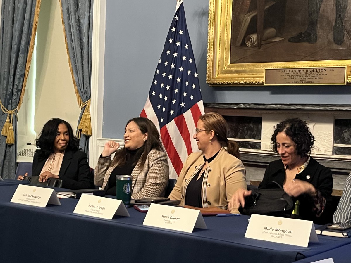 RyanHealthNYC's tweet photo. Ryan Health joined CHCANYS for a City Hall roundtable convened by NYC Deputy Mayor Dr. Helen Arteaga. The discussion focused on H.R. 1 and how the City, FQHCs, and community partners can coordinate to support New Yorkers.
#RyanHealth #FQHC #CommunityHealth https://t.co/zbWpDb1nRU