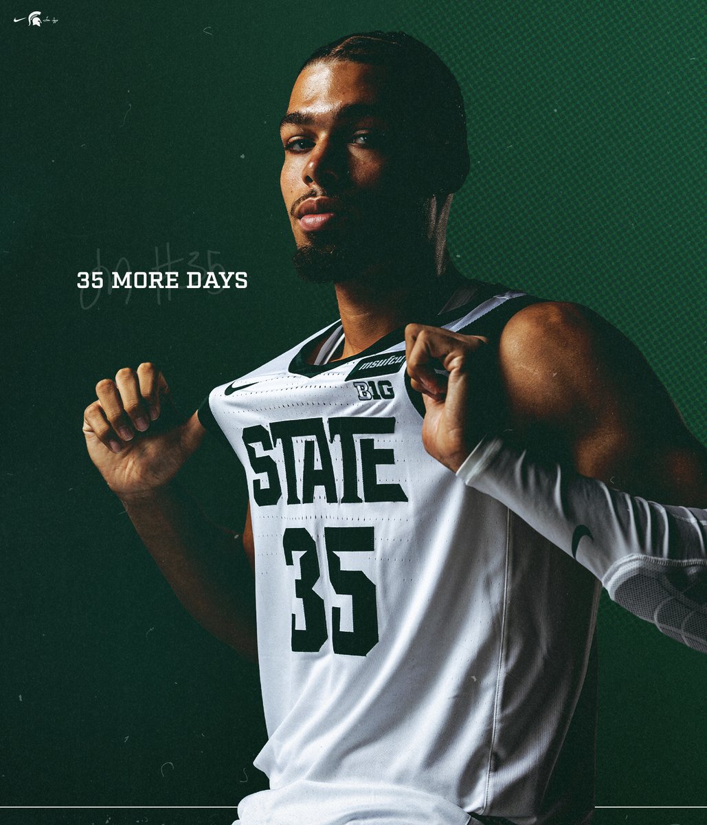 MSU_Basketball's tweet photo. One day closer to 🏀 https://t.co/pv2Zyj0xQw