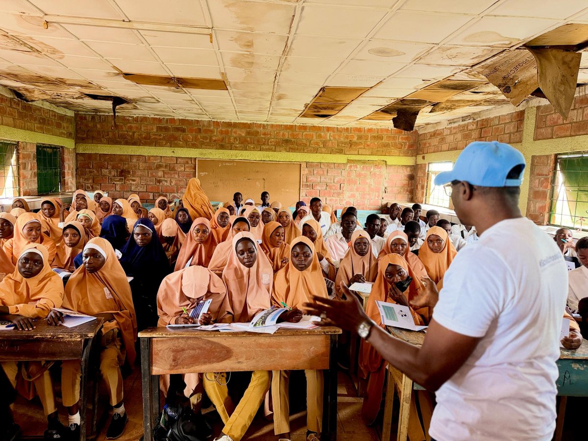 ESGBV_NG's tweet photo. #SafeSchoolsKD began today with a clear message for students in Kaduna’s government secondary schools: knowing what is wrong, knowing where to report it, and knowing that help is available can make the difference between silence and protection. The ESGBV Programme, working... https://t.co/jfGKuzpEqe