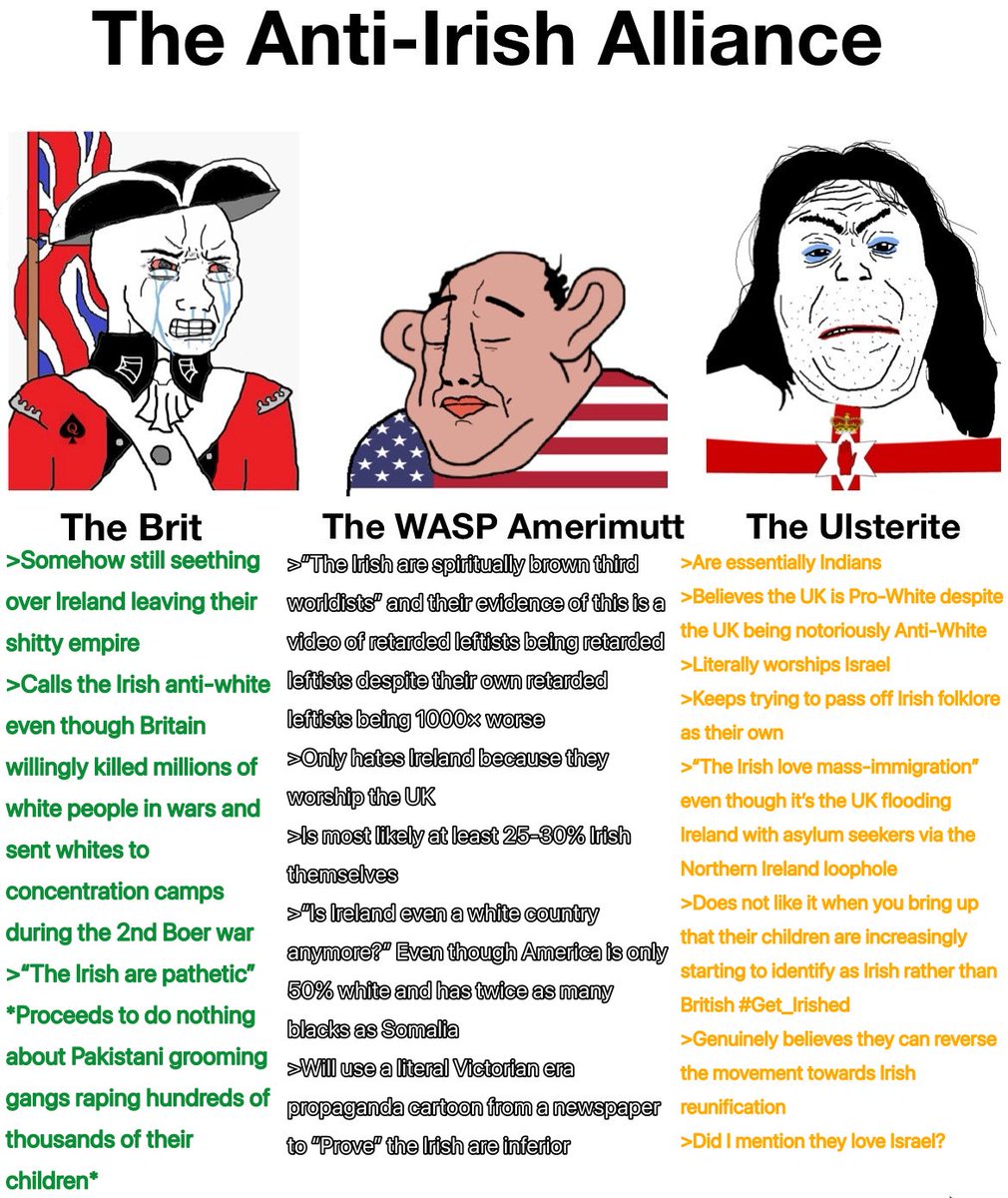 GaelicChudsRise's tweet photo. Your heckin’ based Anti-Irish alliance, Xir https://t.co/jjtVDKiJcf