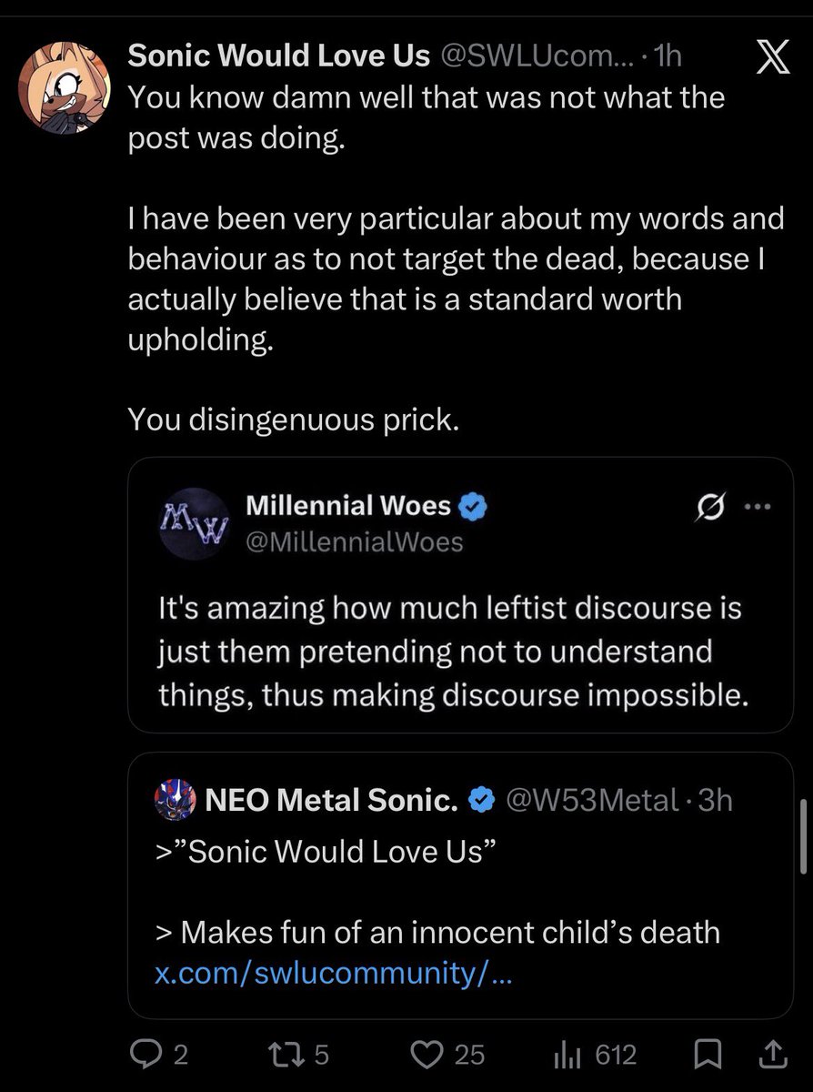 W53Metal's tweet photo. How are you gonna call me disingenuous when you can’t even keep your own posts up FUCKUP https://t.co/SZvTZzpAeL