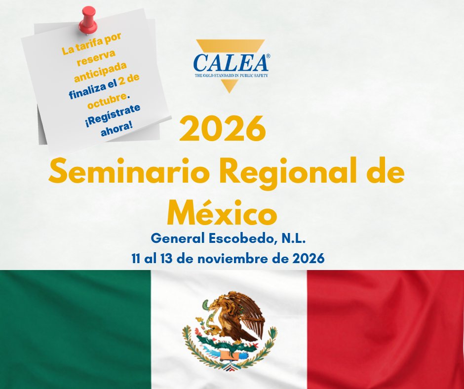 CALEA_org's tweet photo. Esta es la última semana para aprovechar el descuento en la inscripción al Seminario CALEA México. ¡Inscríbase hoy mismo!
https://t.co/TViG6ykOrF https://t.co/7YScY3WWf1