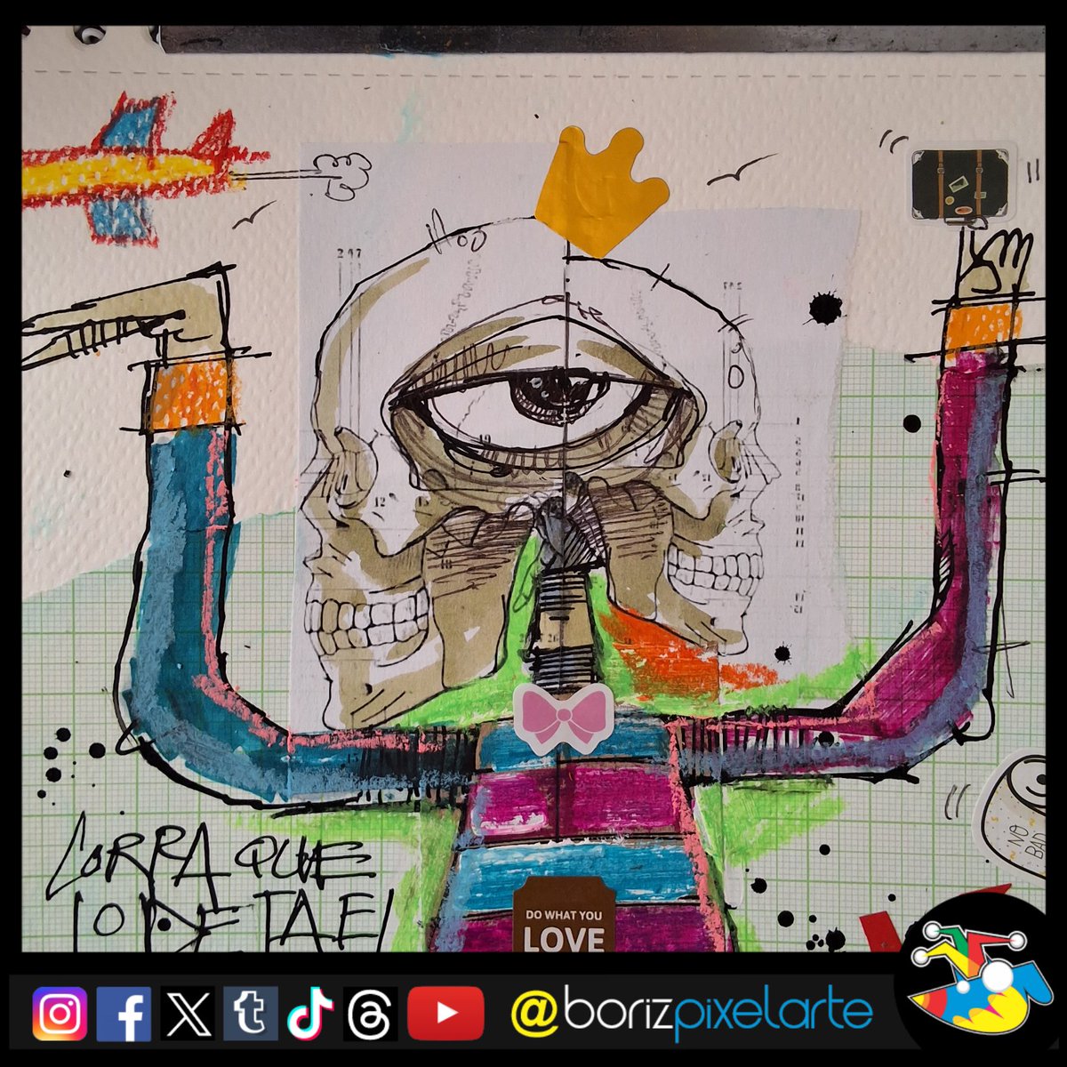 borizpixelarte's tweet photo. Sketchbook 2731 - mix media character
A CHARACTER BORN FROM COLOR π¨ποΈ
Cuando el caos de las texturas encuentra un personaje.
#FantasyIllustration #MixedMediaArt #CharacterArt #SketchbookArt #ExperimentalArt https://t.co/xlOfkMJXJ0