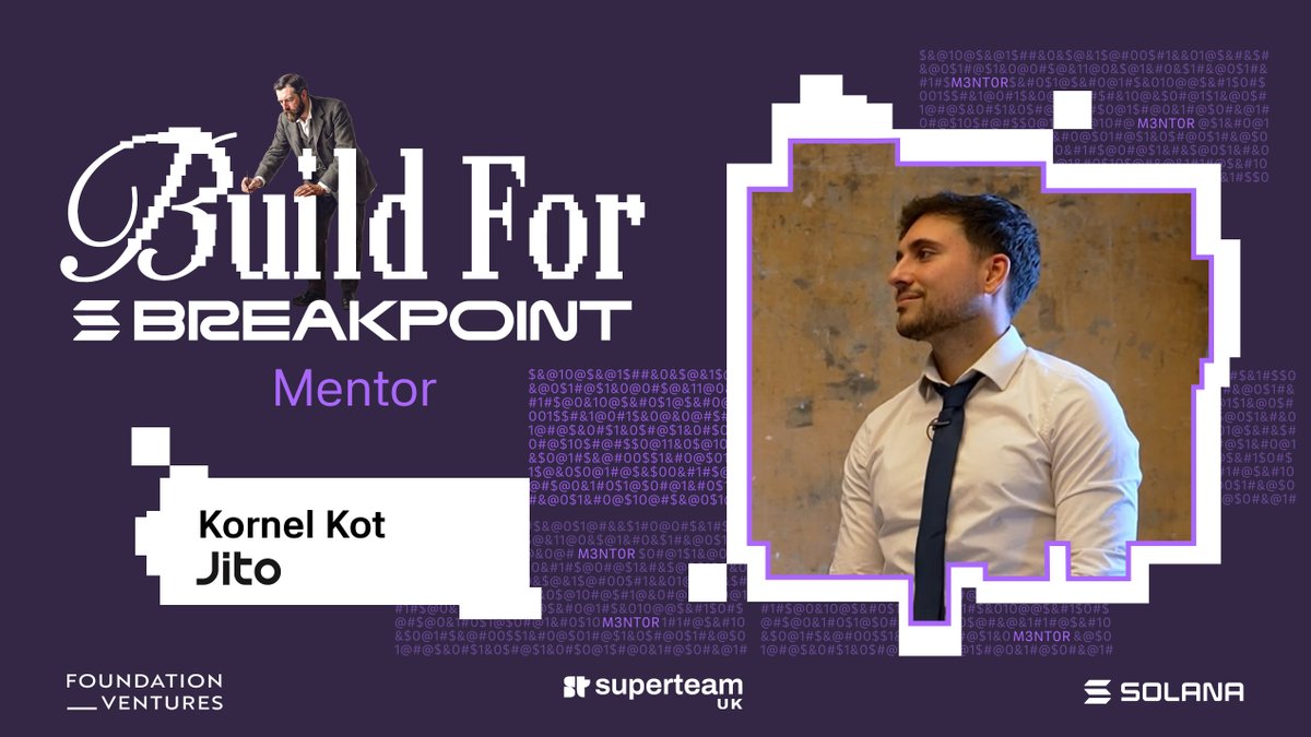 SuperteamUK's tweet photo. Everyone's building for "the ecosystem" but nobody is building for a buyer.

Tomorrow's workshop by Kornel from @JET_EUROPA_ &amp; @jito):

You'll get:

> a buyer map for your own product
> a clearer read on who to stop chasing
> closer to PMF

Register ➔ https://t.co/5BHf0EUQcv https://t.co/xPIxrAK1bG