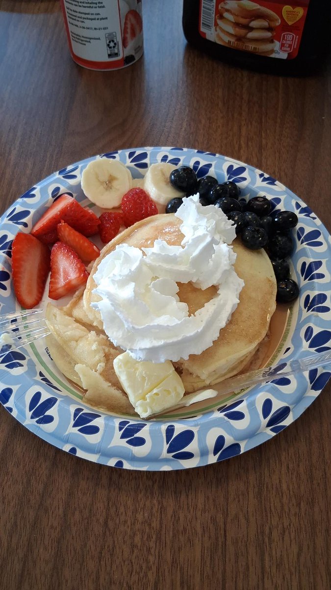 AdvancedSpace's tweet photo. Pancakes, toppings, and plenty of good conversation. 🥞
 
We recently hosted a pancake breakfast for the team, a time to catch up and connect outside of mission work. A big thank you to Team Member Success for hosting, cooking, and setting everything up. It was a great start to the day!
 
#AdvancedSpace #Innovation2Orbit #TeamCulture #EmployeeAppreciation