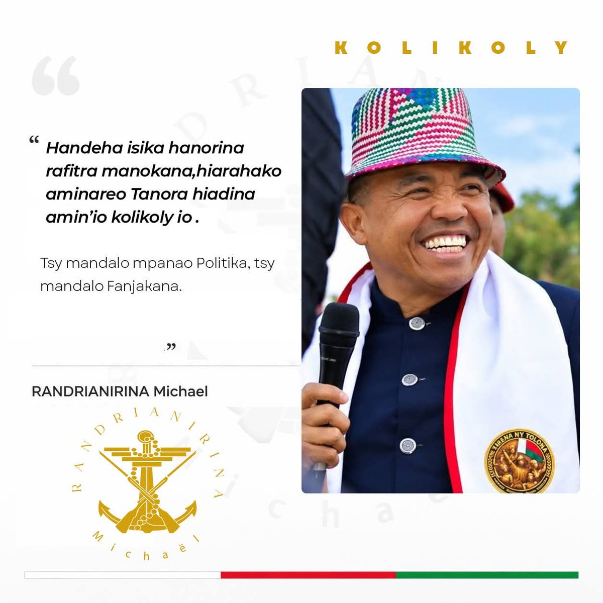 Nirysoo1's tweet photo. 🇲🇬🇲🇬Ho an'ny Tanindrazana 🇲🇬🇲🇬
#Fanavaozana #kolikoly Randrianirina Michaël https://t.co/Utc2WmvrBZ