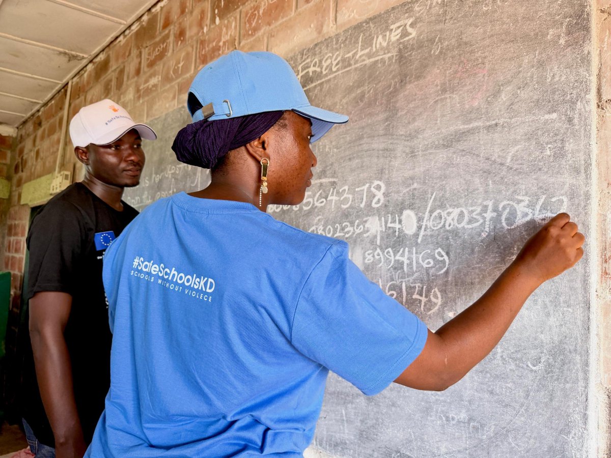 ESGBV_NG's tweet photo. #SafeSchoolsKD began today with a clear message for students in Kaduna’s government secondary schools: knowing what is wrong, knowing where to report it, and knowing that help is available can make the difference between silence and protection. The ESGBV Programme, working... https://t.co/jfGKuzpEqe