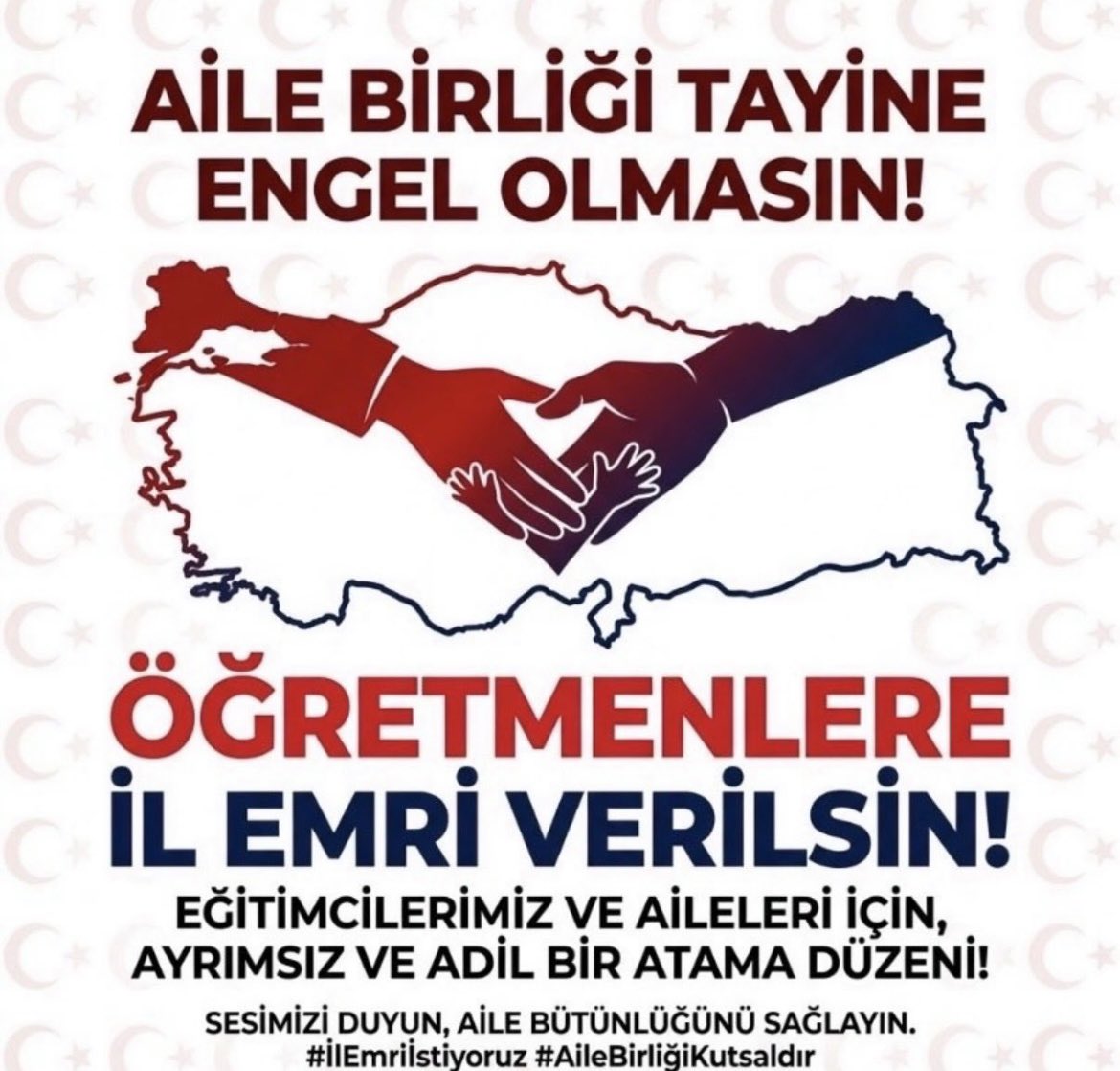 Belgingingin's tweet photo. @Akparti Öğretmen Aileleri çözüm bekliyor #GüçlüAileGüçlüTürkiye #UmudumuzilEmri #AileninSesiCumhurunReisi #2023EylülAtamasıAileBirligi https://t.co/ZZvfKCboAe