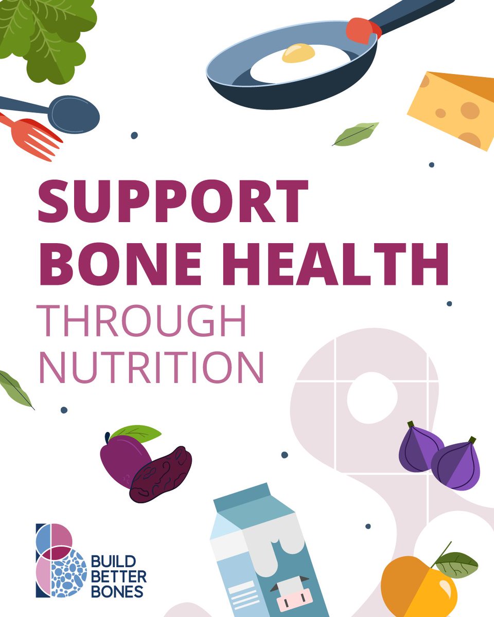 iofbonehealth's tweet photo. Support your bone health through nutrition with IOF's Build Better Bones website
👉 https://t.co/hkjXAGUo1F

🔹 Interactive food guide
🔹 Calcium content of foods
🔹 Recipe ideas
🔹 Printable food lists in many languages

#WorldOsteoporosisDay #Osteoporosis #BuildProtectStrengthenYourBones #WOD2026