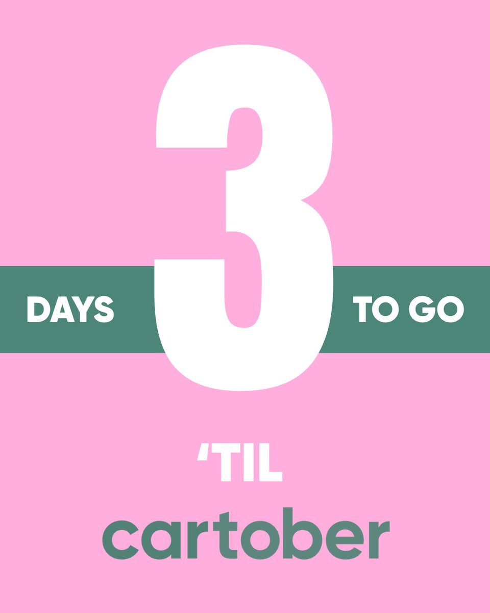 charitableauto's tweet photo. 3️⃣ days to go!

Cartober is about bringing more attention to a simple way to support the causes we care about: vehicle donation. 🚗

We’re almost there! 

#Cartober2026 https://t.co/Fu8rNixWKy