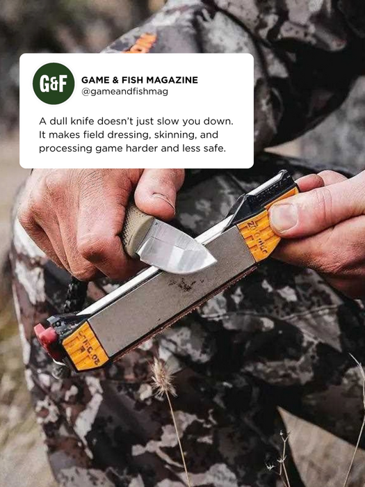 OUTDChannel's tweet photo. Every hunter has their preferred way to sharpen a knife. What method gives you the best edge, and why?

Here's our take via @GameAndFishMag: https://t.co/Qcet8tpAdO https://t.co/qNnt635eef