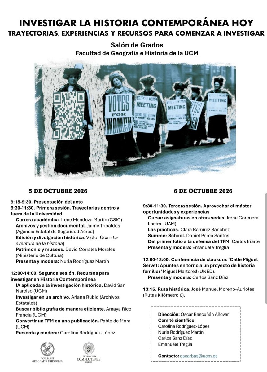 TribaldosJaime's tweet photo. ¡Volviendo a casa! La semana que viene participaré en este encuentro en el que varios egresados del @mastercontemUCM expondremos nuestras trayectorias profesionales como posgraduados. Por mi parte, hablaré de los archivos y la gestión documental (1/2) https://t.co/cUrL1QRYqq