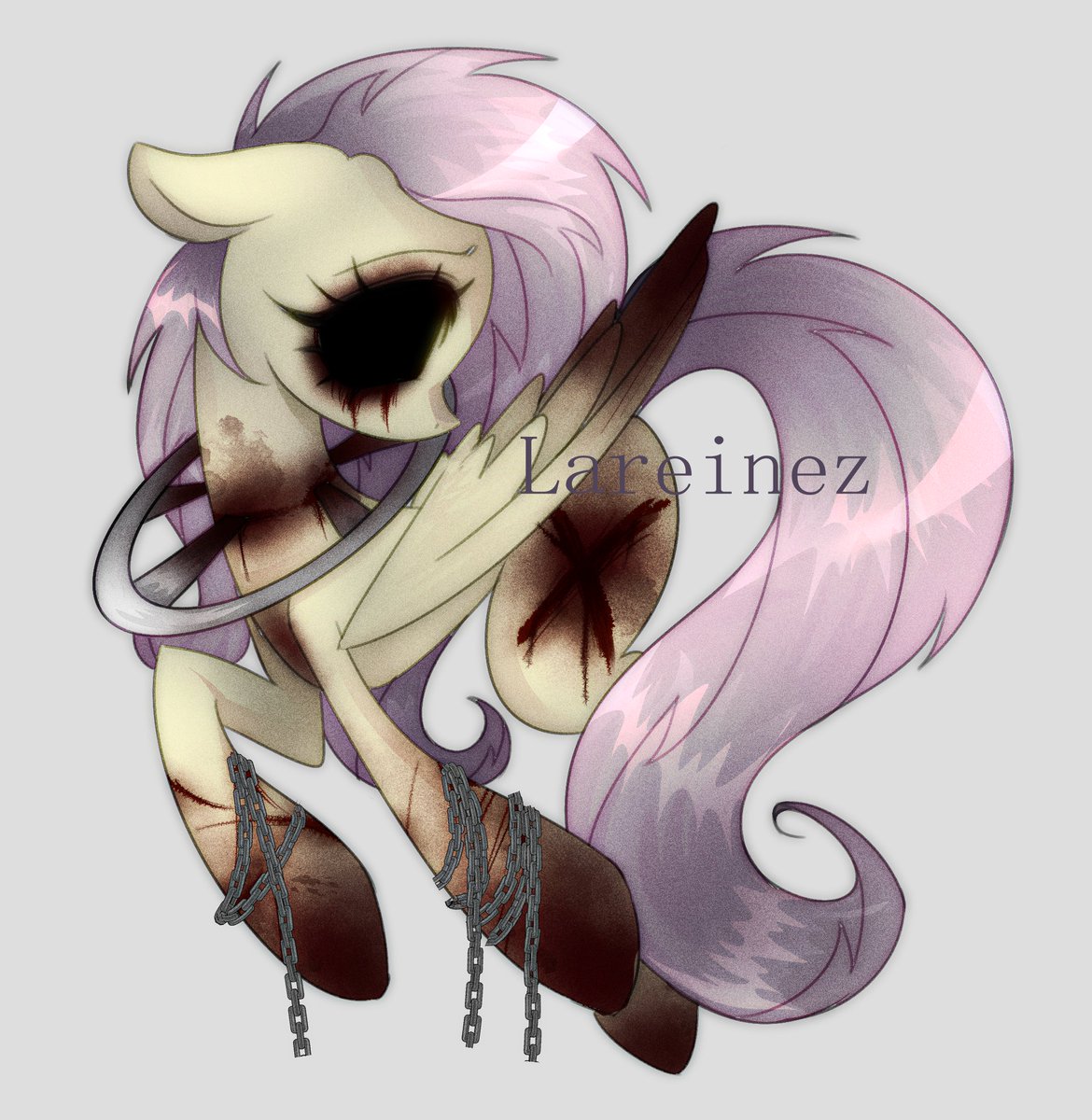 Lareinez_'s tweet photo. amnesia fluttershy #mlp #creepypasta https://t.co/5gvWliNUr7