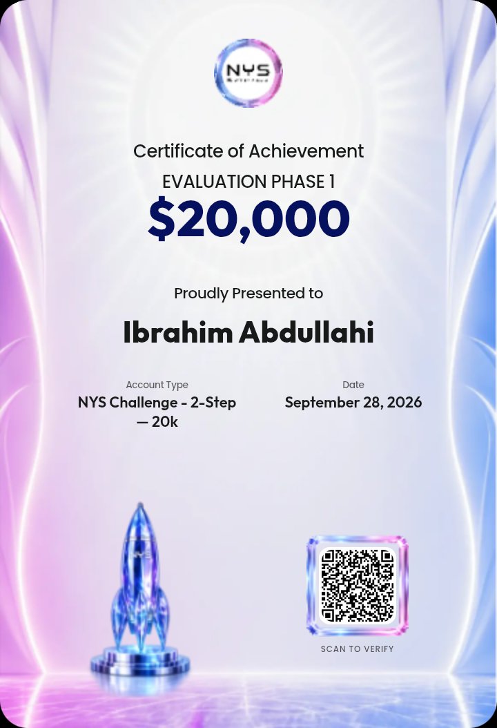 themarketmarker's tweet photo. Partnership Announcement 🤝

I’m excited to officially announce my partnership with @NYSMarkets .

I chose to partner with NYS Markets because of their simple trading rules, no minimum trading days, and straightforward evaluation process.

I’ve personally completed Phase 1 of the $20K NYS Challenge, and I’m looking forward to sharing my experience with the community.
 
If you’re looking for a simple and structured prop-firm challenge, you can check them out using my exclusive discount code: [IBRAHIM50]
 
https://t.co/3m3SghO57M

Let’s trade smart and stay consistent.