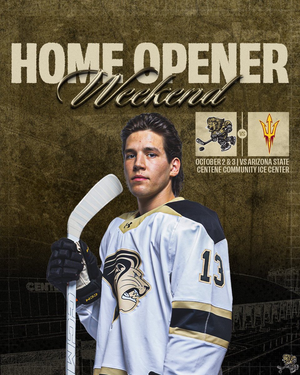 LindenwoodHKY's tweet photo. IT’S GAME WEEK.  

🆚 Arizona State
🗓️ October 2 &amp; 3
📍Centene Community Ice Center
🎟️ https://t.co/U4u69HDzcz https://t.co/rjDJzY23tb