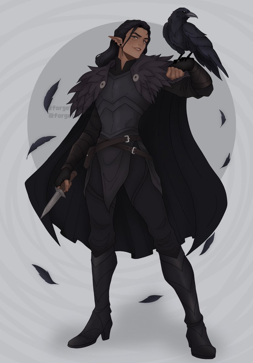 forgetful_dino's tweet photo. For being my favorite CR character I really don’t draw him enough 💔
#vaxildan #voxmachina https://t.co/6tulGKixM9