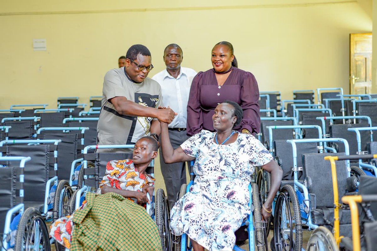 SpeakerKLusaka's tweet photo. 110 PWDs received free wheelchairs today, bringing beneficiaries to 735. As a County government, we are breaking mobility barriers and restoring dignity, independence and opportunity for persons with disabilities across Bungoma .

#PWDInclusion  #EmpoweringPWDs https://t.co/5A0Z6XLrzH