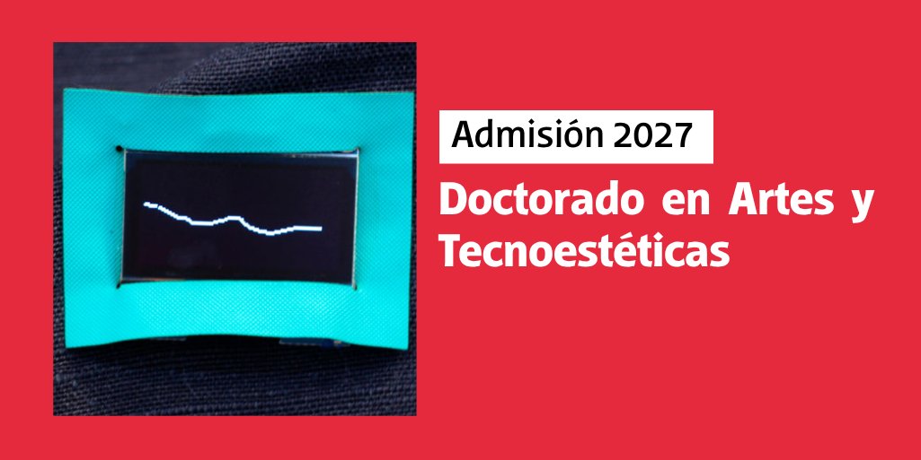 UNTREF's tweet photo. Admisión 2027 | Doctorado en Artes y Tecnoestéticas 🎓
Un espacio transdisciplinar de investigación sobre los cruces entre arte, tecnología y sociedad.

💻 Modalidad a distancia 🗓 Postulaciones: del 12 al 20 de octubre

🔗 Info y preinscripción: https://t.co/OPIcC8bitG https://t.co/FJoyU35ceh