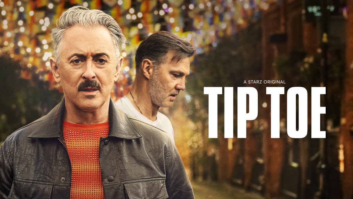JoeyMoser83's tweet photo. Alan Cumming and David Morrissey are absolute dynamite in Tip Toe, which debuts this week on Starz. Early, sneaky Limited Series contender? Review coming tomorrow for @TheContending. https://t.co/vrtDIeiCsK