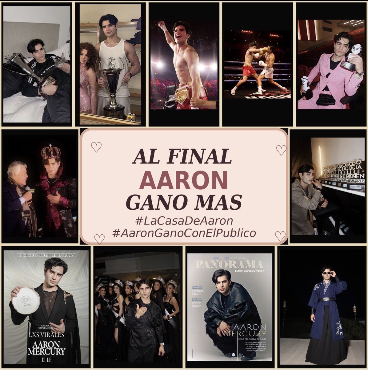 lexila888's tweet photo. 📣💥| ¡TENDENCIA EXPRESS ⚡️

frase: AL FINAL AARON GANO MAS
#LaCasaDeAaron 
#AaronGanoConElPublico

Comenten la frase + la palabra 

ARRANCAMOS YA MISMO ‼️ La tendencia lleva frase y hashtag 🚨

Dejando a un lado todo lo que pasó anoche, hoy queremos enfocarnos en algo mucho más bonito e importante. Hoy toca celebrar todo lo bonito que le ha regalado la vida desde aquel día, todo lo que ha construido y todo lo que todavía le falta por vivir. Estamos muy orgullosxs de ti, Aarón, y sabemos que esto apenas comienza. 🫶🏻✨