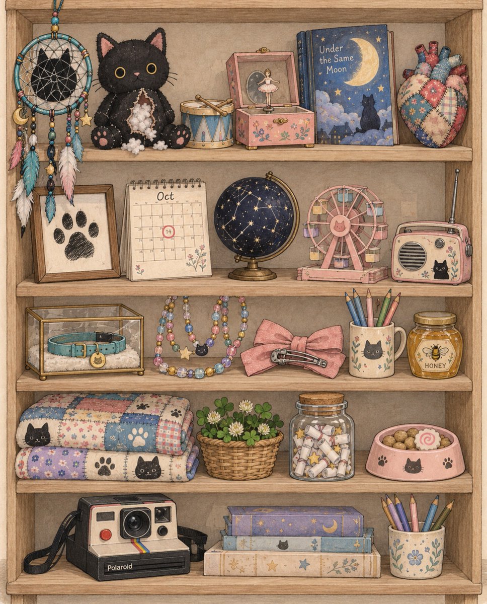 churichuu's tweet photo. Collecting trinkets of you 🧶🐾

#keep55 #save55 https://t.co/RDN14fO8Zw