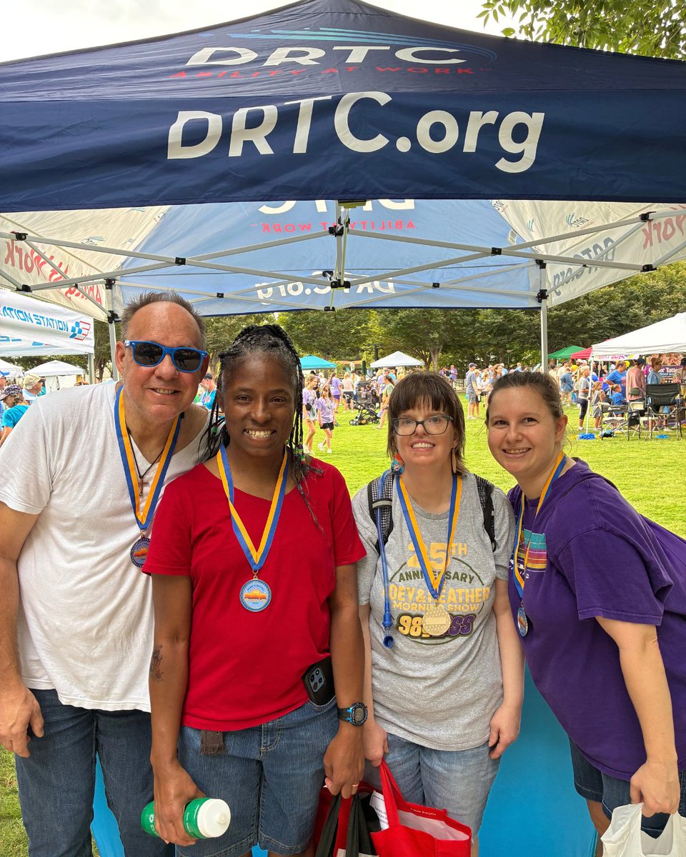 DRTCorg's tweet photo. We had a blast over the weekend at the annual Down Syndrome Festival &amp; 5K put on by our friends at Down Syndrome Association of Central Oklahoma! Great turnout and lots of DRTC folks stopped by.🎉✨☺️🏃‍♀️‍➡️

#DSACO #DownSyndromeFestivalAnd5K #DownSyndromeAwareness https://t.co/Ir1NE7nXLQ
