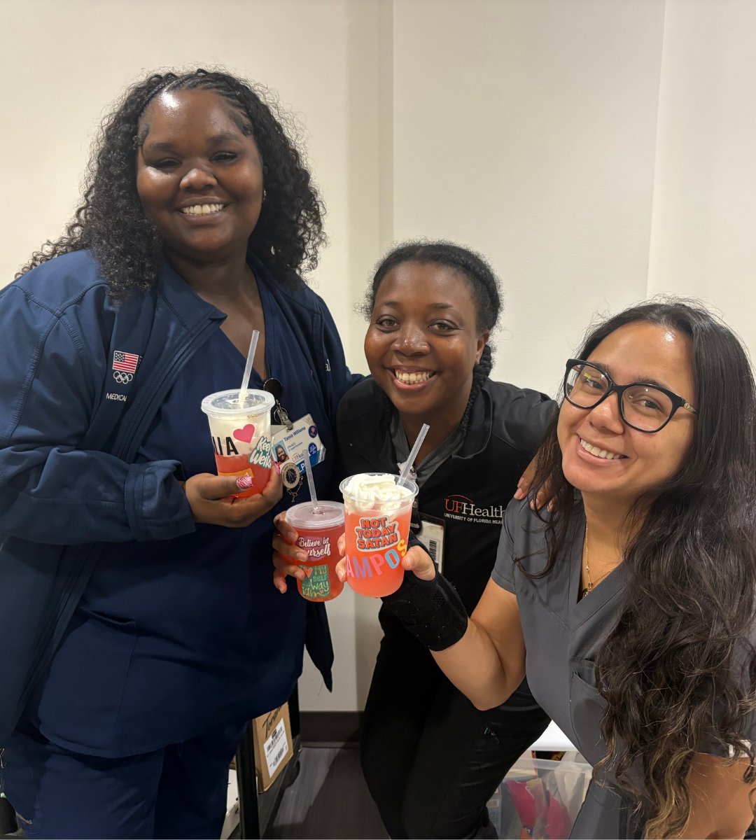 FixelInstitute's tweet photo. We celebrated our wonderful APPs and rehab team with a make-your-own soda and popcorn bar! 🥤🍿 Thank you to our amazing APPs and rehab therapists for all you do for our patients and the Fixel Institute community! 💙 https://t.co/Ivqs8DS4yt
