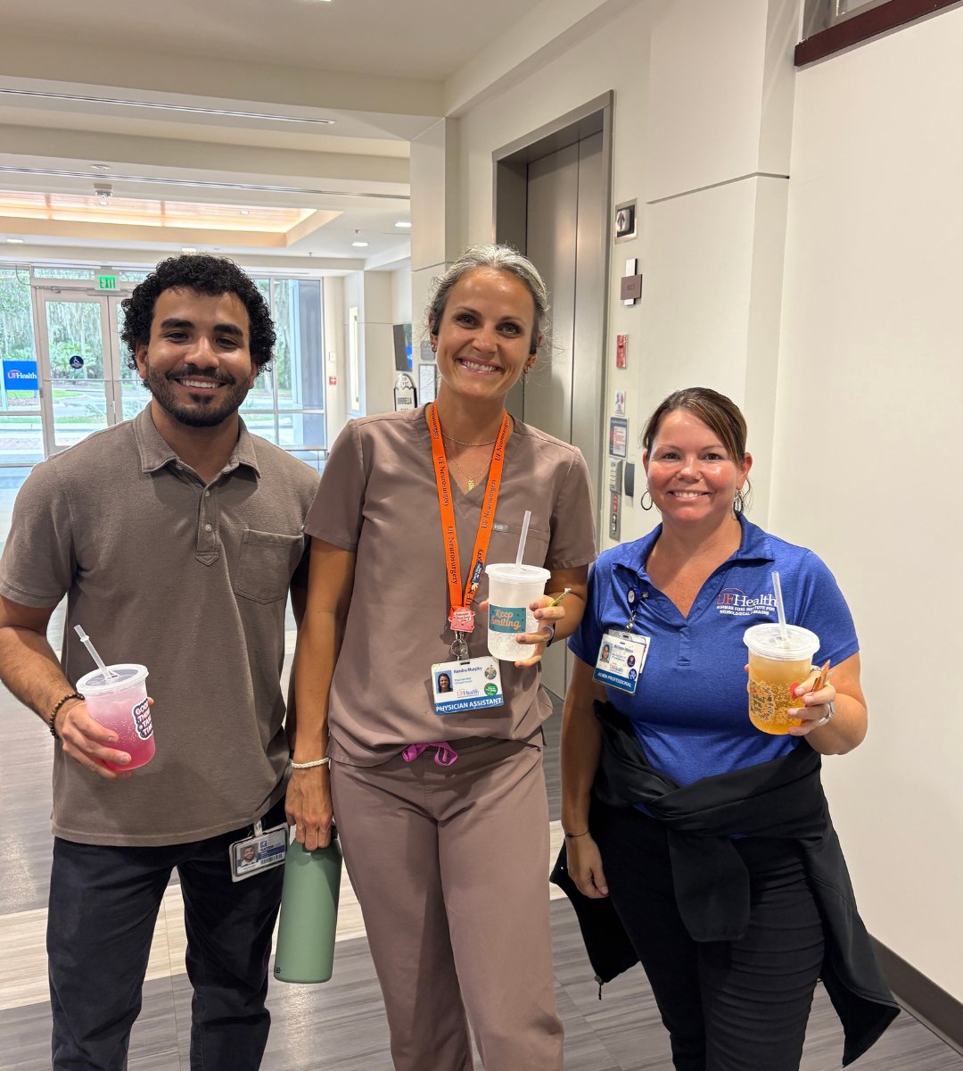 FixelInstitute's tweet photo. We celebrated our wonderful APPs and rehab team with a make-your-own soda and popcorn bar! 🥤🍿 Thank you to our amazing APPs and rehab therapists for all you do for our patients and the Fixel Institute community! 💙 https://t.co/Ivqs8DS4yt