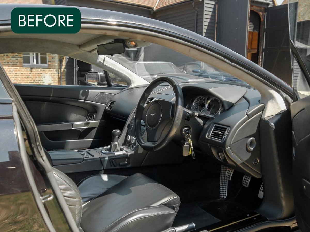 nicholas_mee's tweet photo. We are pleased to share the details of an interior refurbishment and personalisation project recently completed for a client's 2006 Aston Martin V8 Vantage.
Watch the full video: https://t.co/ChGaMWWAjK
#AstonMartin #V8Vantage #Interiortrim https://t.co/iP0jfqxpfd