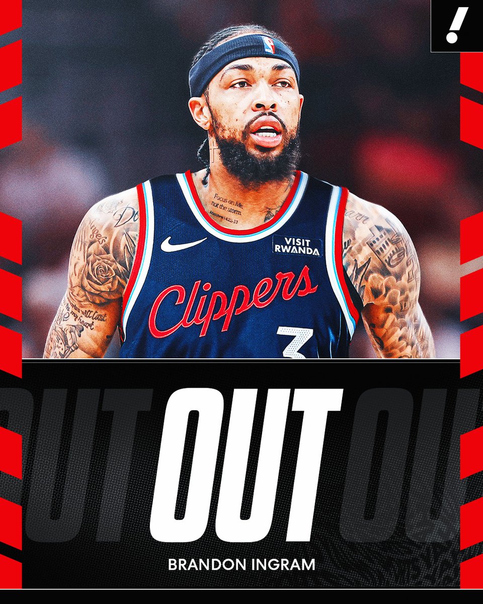 YahooSports's tweet photo. The Clippers announced that they found that Brandon Ingram had a partially torn Achilles tendon in his foot after his heel surgery and that he will not be ready for the start of the season. https://t.co/zgS4KXAZ89