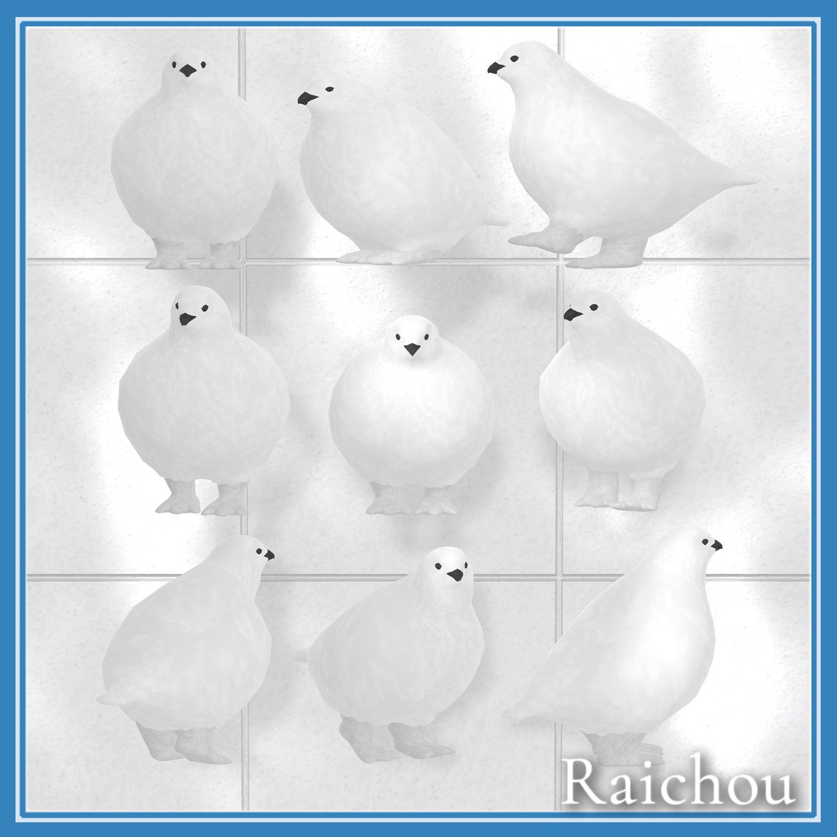 toraba___'s tweet photo. Raichou/Ptarmigan | Toraba Store https://t.co/yTYBuaDFhq #booth_pm https://t.co/Rzz13zllPz