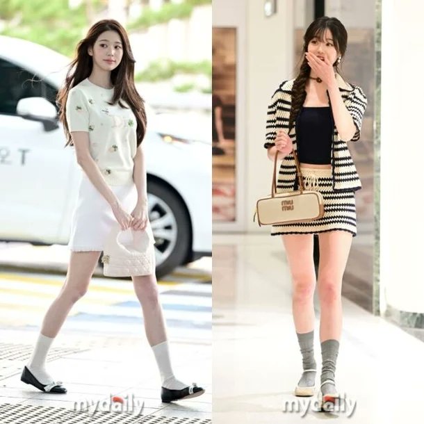 NetizenSpill's tweet photo. Did Jang Wonyoung "Break Up"? From the Airport to SNS, Packed Head-to-Toe in Brand D [MD Issue]

1. [+109;-15] M suits her better than that luxurious D
2. [+85;-13] Is it that luxury brands just don't suit her despite her model-like physique, or is the stylist just bad at their job?
3. [+71;-12] Her vibe changed a lot compared to the Miu Miu era.. Seeing it in high-def, she looks like she's at the early stage of a "Gangnam Unnie," she really needs to stop touching her face
4. [+23;-6] Temu/AliExpress fit your vibe best, Wi-en-ying!!! Xie xie!!!
5. [+18;-14] Gotta hook arms and have a petty nerve-war? You absolute trash
6. [+9;-18] Ah, she's so gorgeous
7. [+6;-18] It looks like their malicious comments are about to come flooding in

cr: Nate

#wonyoung #jangwonyoung #ive