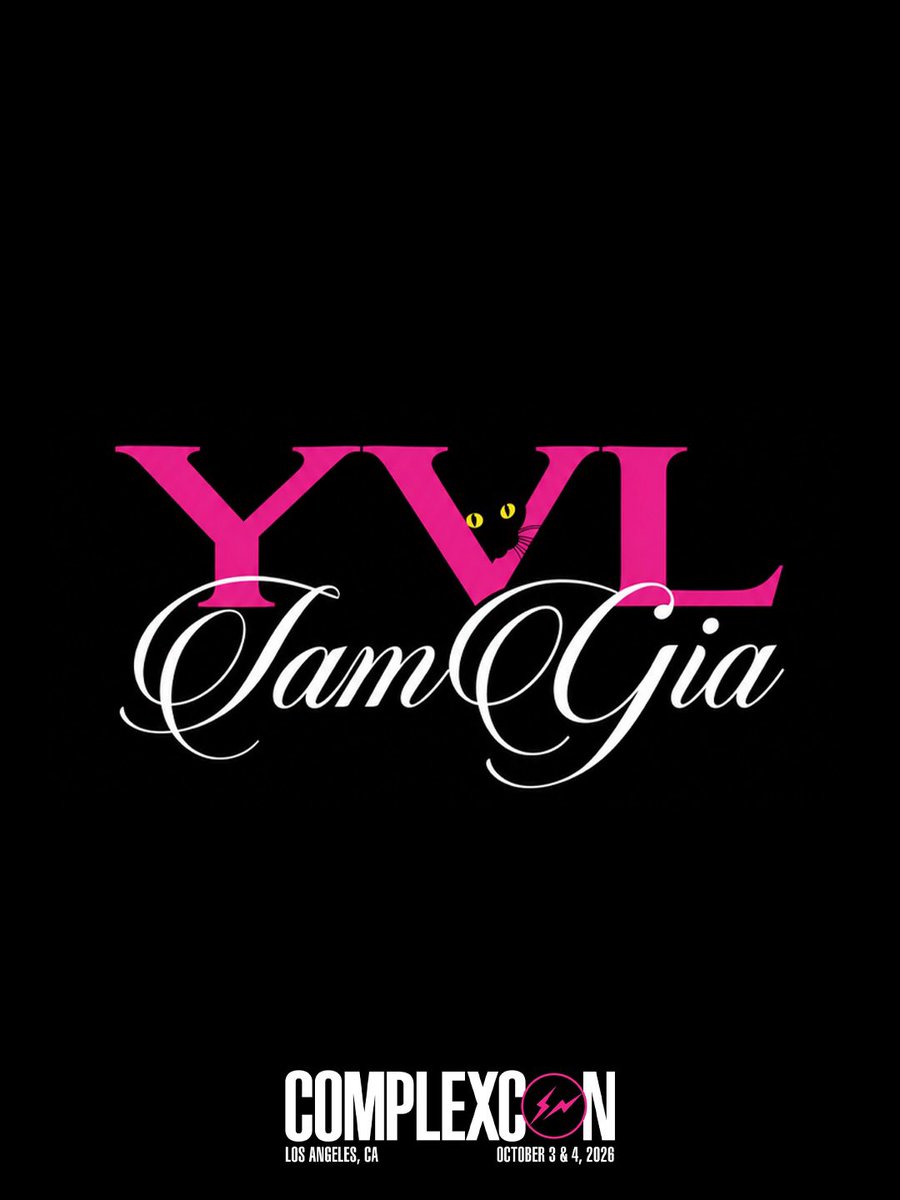 Lidesty's tweet photo. First look at YVL x I AM GIA collab that will be available at ComplexCon 👀 https://t.co/aUyVsWAaaB