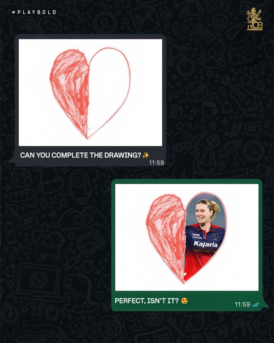 RCBTweets's tweet photo. Had to do this on #WorldHeartDay 🥰❤️

#PlayBold #ನಮ್ಮRCB https://t.co/hleUxJU9ka