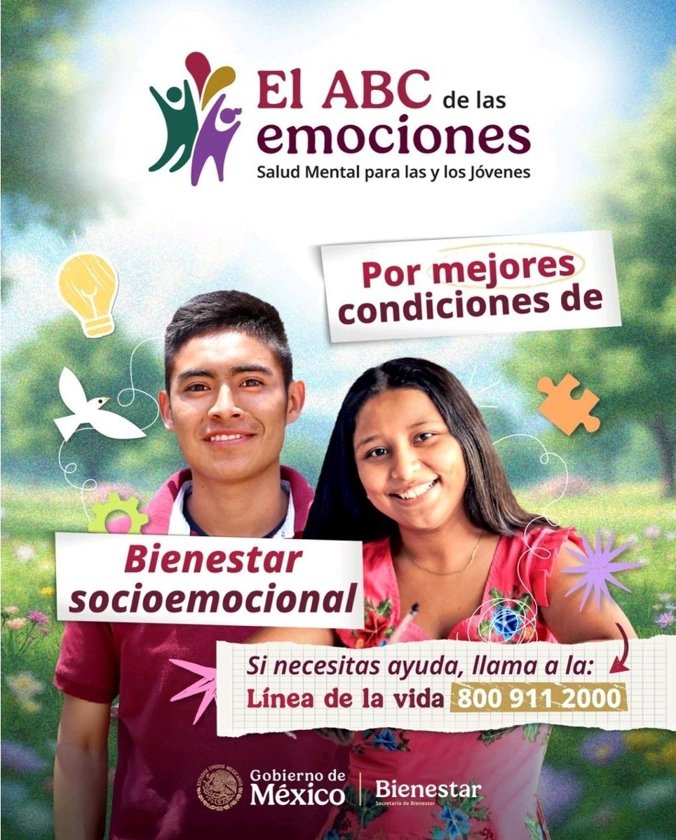bienestarmx's tweet photo. A veces decir lo que sientes da miedo, pena o hasta flojera. 

Pero hablar también es una forma de cuidarte. Encontrar a alguien que te escuche sin juzgarte puede ayudarte a sentirte acompañado o acompañada. https://t.co/hjsfL43rgx