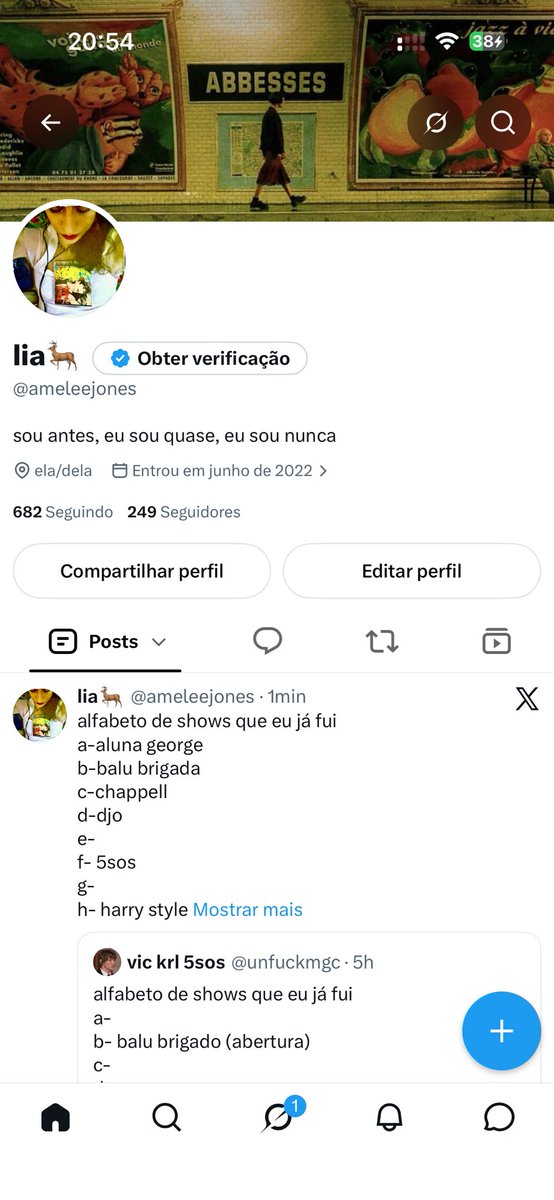 ameleejones's tweet photo. perfil / tela de bloqueio / última música reproduzida / pinterest https://t.co/CfwKbLKOZ4