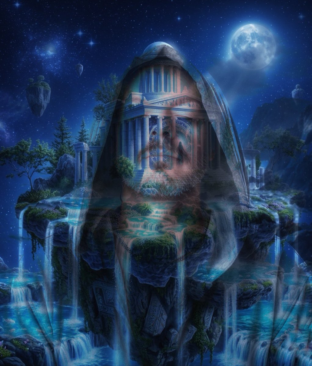 ALEDAVEANAND's tweet photo. Today is not a full moon, but I wanted to share this image with you that was very popular in my stories. It's the lunar temple, mixed with my image meditating on the moon. Thank you for enjoying my art.
#artpop #popart #art #artedigital https://t.co/R6zGhlfcIh