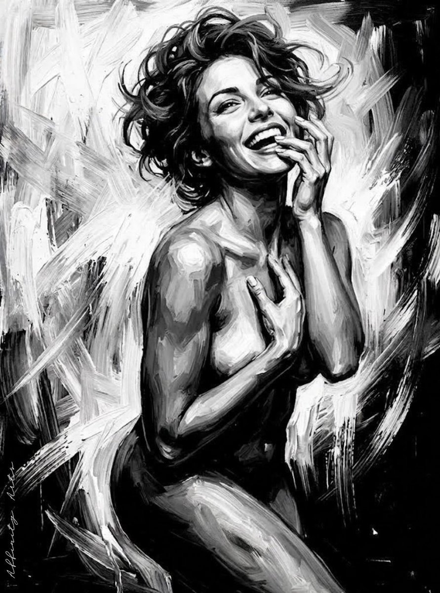 Pechatnik999's tweet photo. Unfiltered, untamed, and completely free.
#art #digitalart #expressionism #monochrome #blackandwhiteart #portrait #drawing #illustration #artshare #artistsonx https://t.co/ngMbUKsqzW