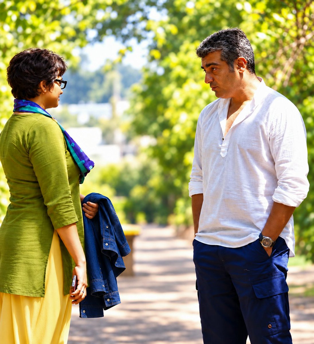 BraveHeartAjith's tweet photo. Unseen Images from "Yennai Arindhal"  (2015) Ever Handsome Thala Ajith with stylist Uthara..

#Daredevil #Gladiators #ThalaAjith
#AjithKumarRacing #AjithKumar 
#YennaiArindhal #Ajith #DareDevil https://t.co/cJ44c3Gpgq