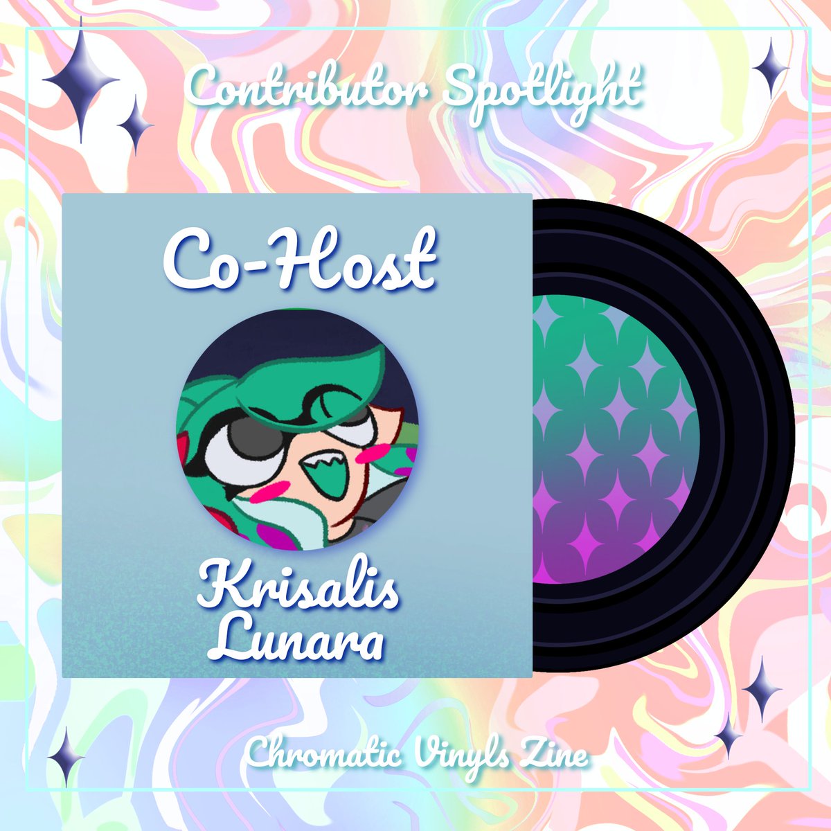 ChromaticVinyls's tweet photo. One, two, three, time for a mic check! Get ready superstars, because our creation period is over and we’re ready to put our talents on the stage! 

Starting off with our hosts, Azrael and Krisalis! •*¨*•.¸¸♬︎
#FANZINE #ZINE https://t.co/owyFu9kAD6