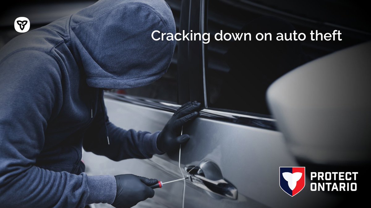 erniehardeman's tweet photo. Auto theft is down across Ontario, but we’re not letting up.
Our government is investing an additional $6 million to give police the tools and resources they need to go after organized criminals, disrupt auto theft networks and protect Ontario communities.
https://t.co/xkk9chgIIs https://t.co/DPI3fTqaBB