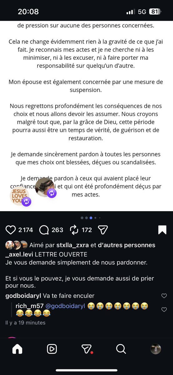 Richymz7's tweet photo. Le va te faire enculer sort du coeur 😭😭😭😭😭 https://t.co/NxSAM5bS5t
